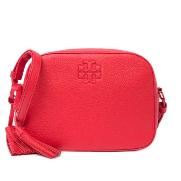 Tory Burch Thea Shoulder Bag in Brilliant Red - Picture 1 of 6
